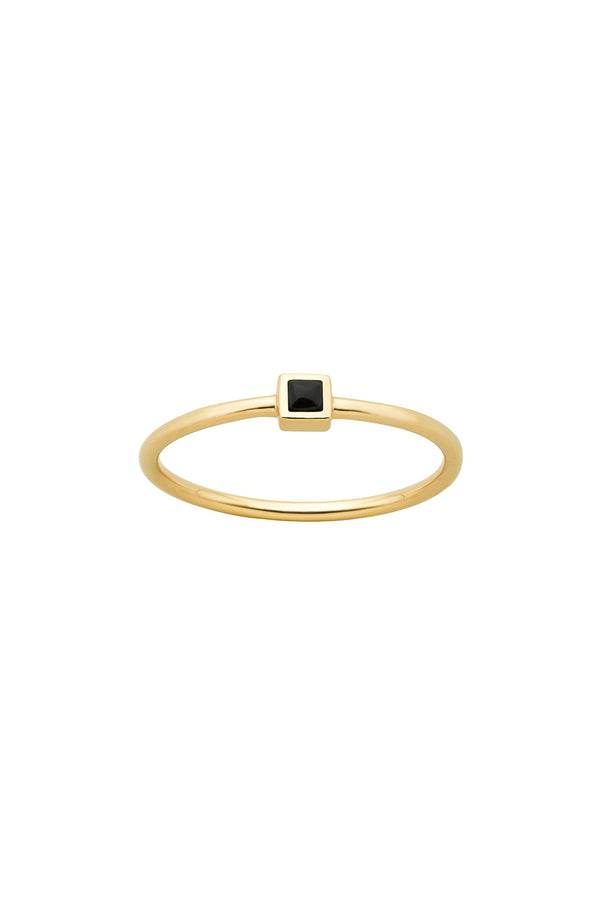 karen walker Fine Solar Ring Gold Onyx