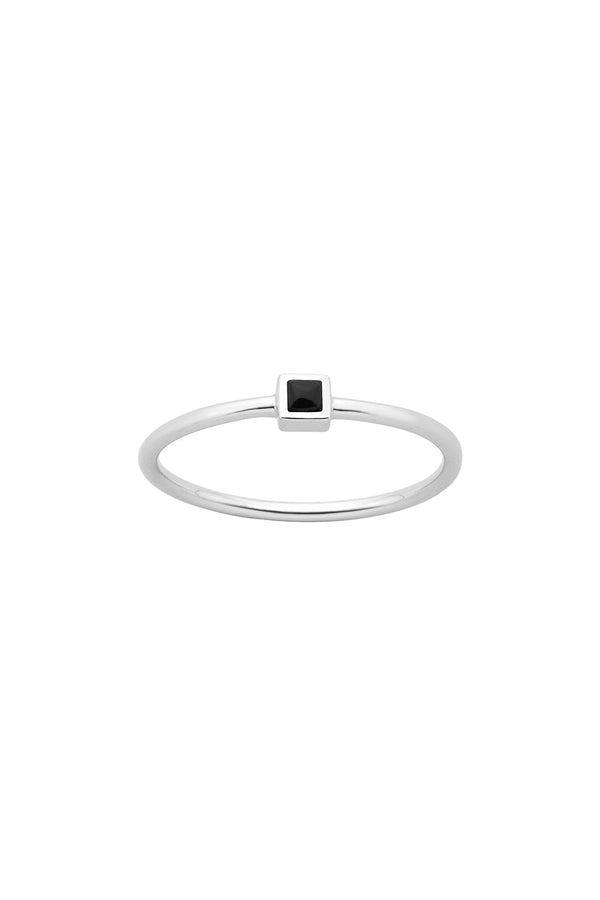 Karen Walker Fine Solar Ring Silver Onyx