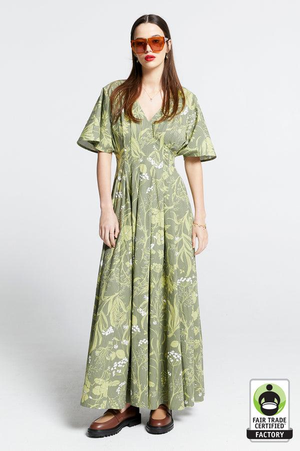 karen walker Florence Dress Green