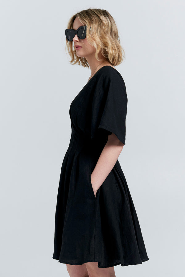 Karen Walker Florence Mini Dress Black