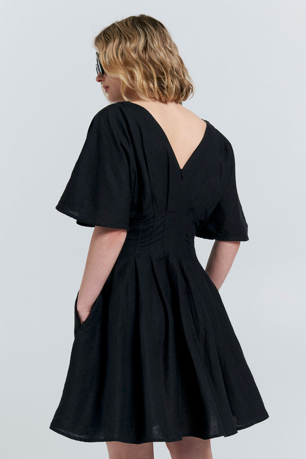 Karen Walker Florence Mini Dress Black