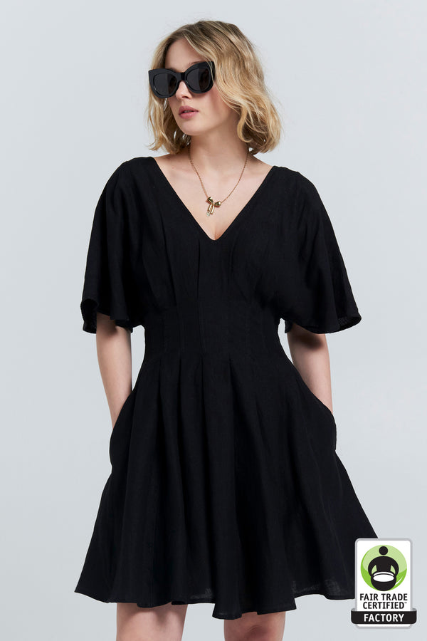 karen walker Florence Mini Dress Black
