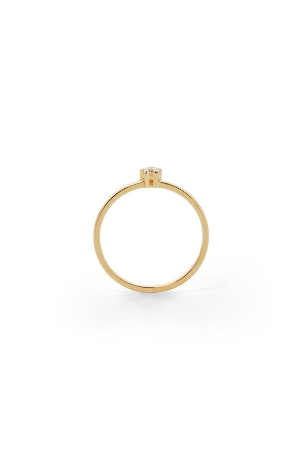 Karen Walker Forever Ring Gold White Diamond