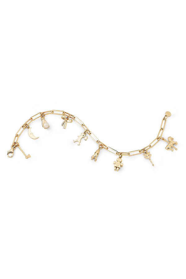 Karen Walker Full Adventure Charm Bracelet Gold