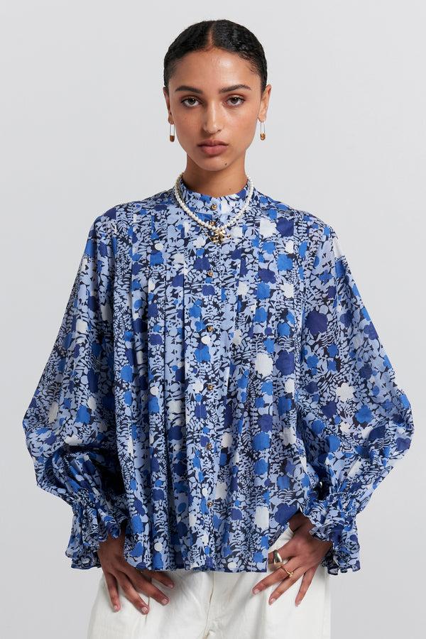 Karen Walker Furrow Shirt Blue Multi