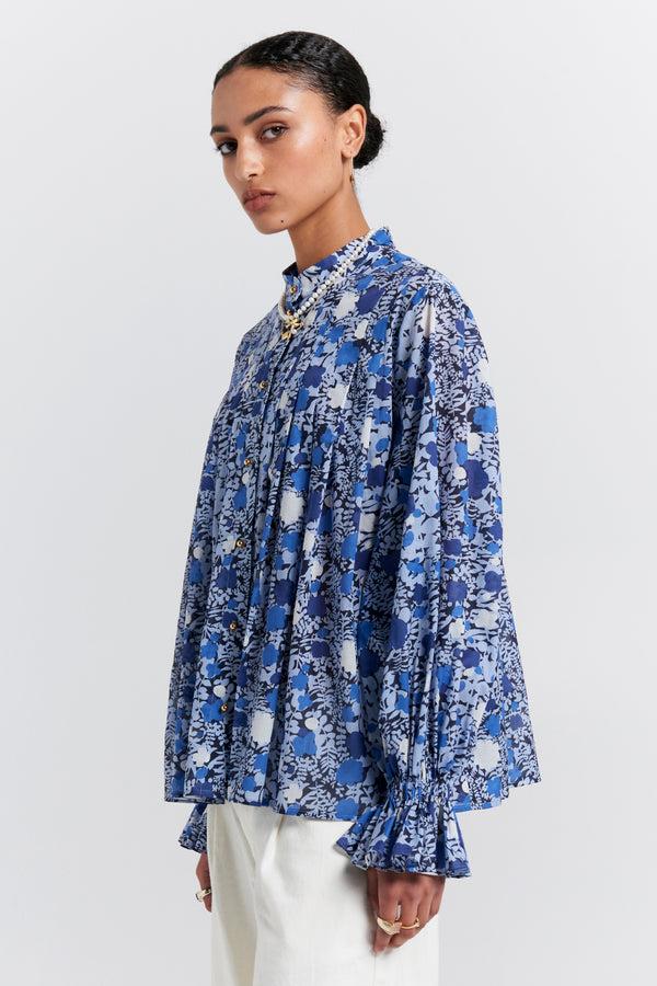 Karen Walker Furrow Shirt Blue Multi