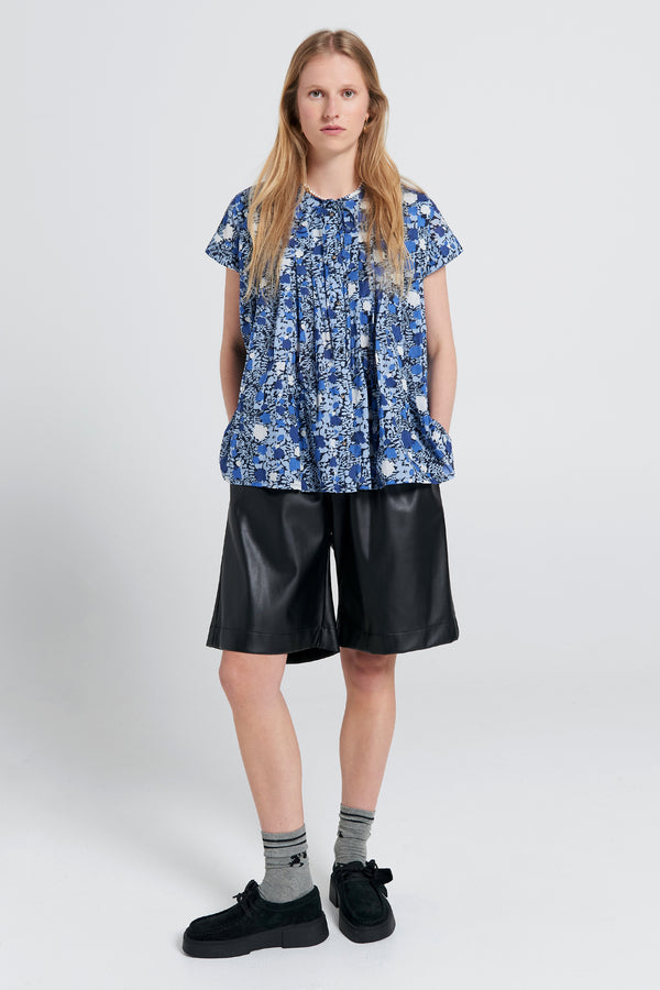 Karen Walker Furrow Sleeveless Shirt Blue Multi