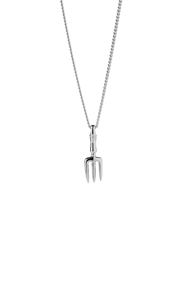 Karen Walker Garden Fork Necklace Silver