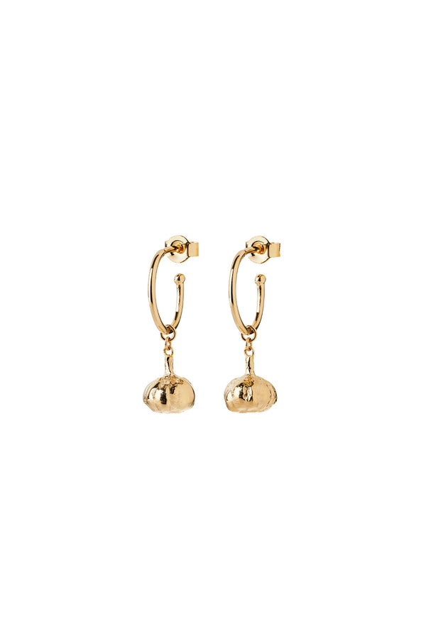 karen walker Garlic Earrings Gold