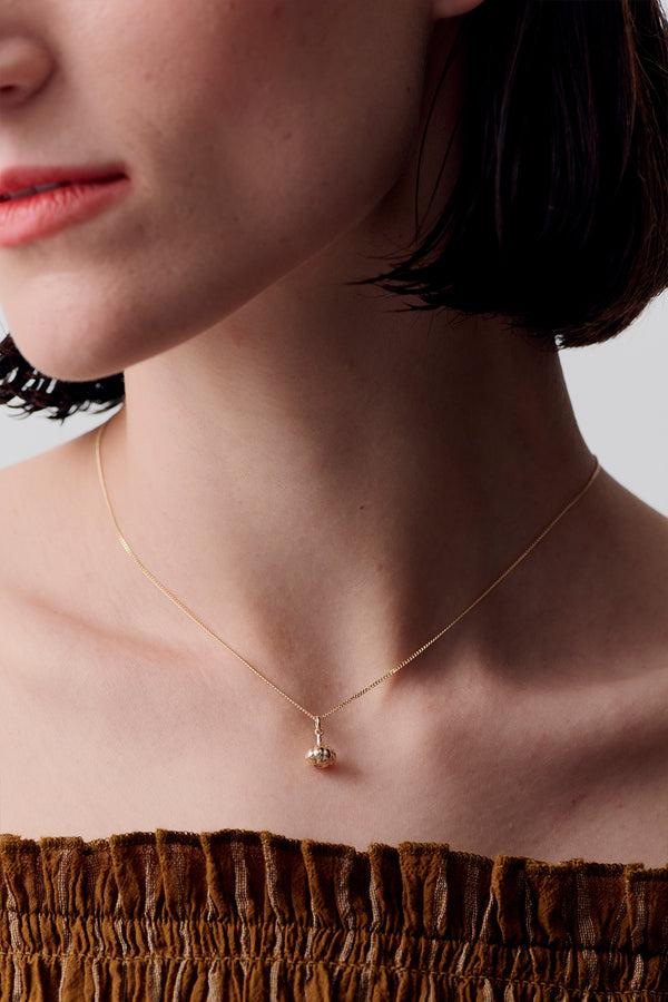 Karen Walker Garlic Necklace Gold