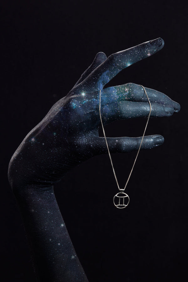 karen walker Gemini Necklace Silver