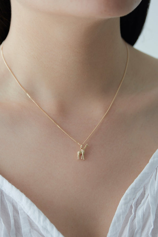 Karen Walker Giraffe Necklace Gold