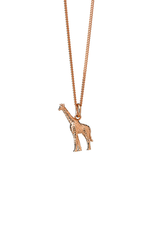 karen walker Giraffe Necklace Rose Gold