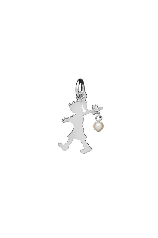 Karen Walker Girl With A Pearl Charm Silver