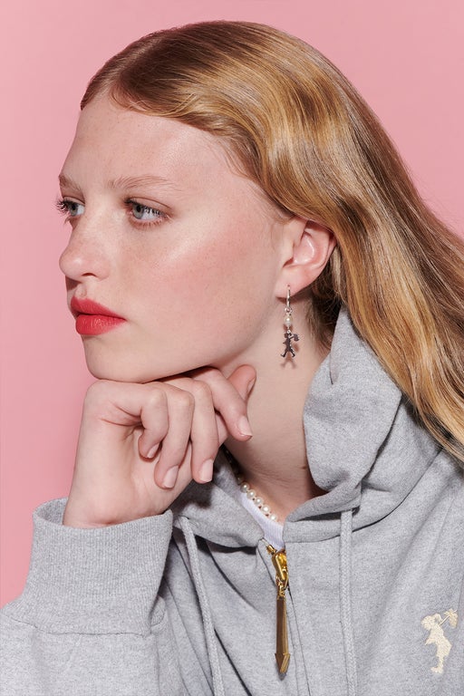 Karen Walker Girl With A Pearl Earrings Silver