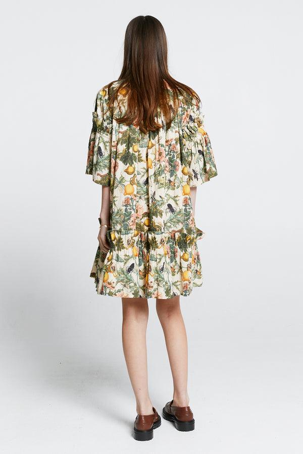Karen Walker Glade Dress Macadamia Multi