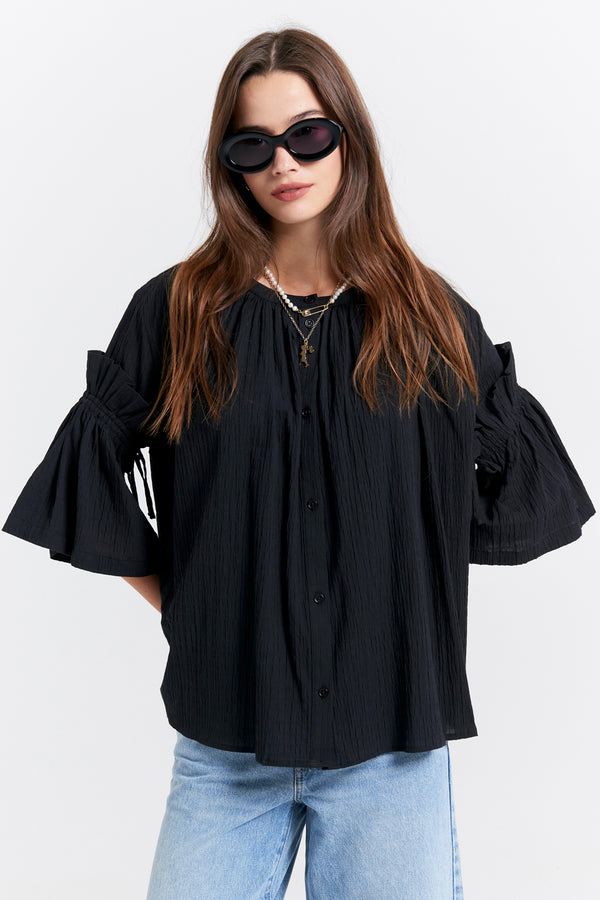 Karen Walker Glade Shirt Black