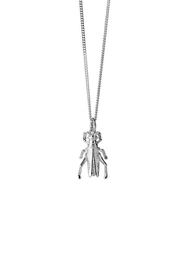 karen walker Grasshopper Necklace Silver