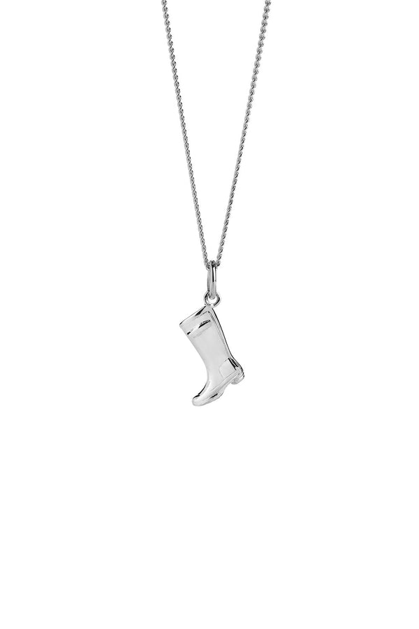 Karen Walker Gumboot Necklace Silver