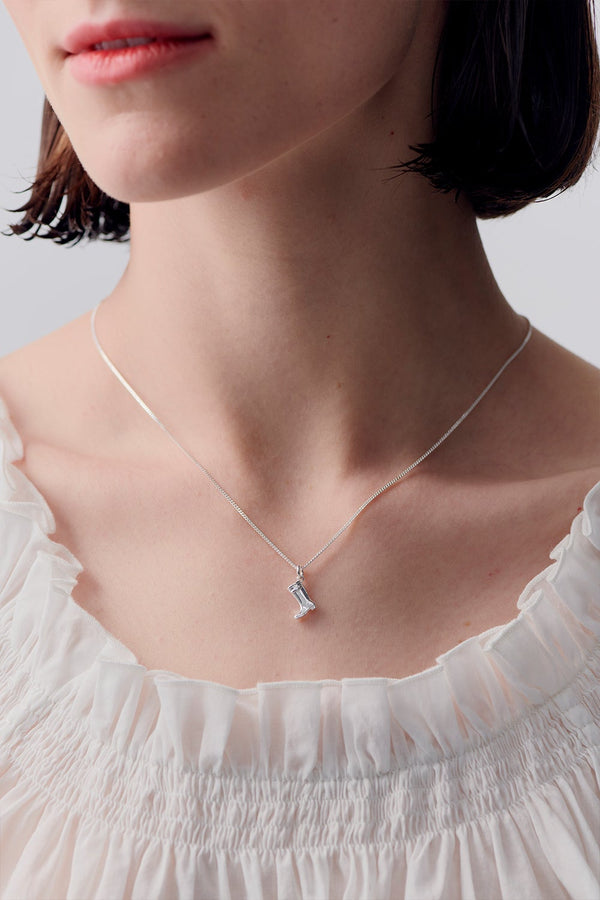 Karen Walker Gumboot Necklace Silver