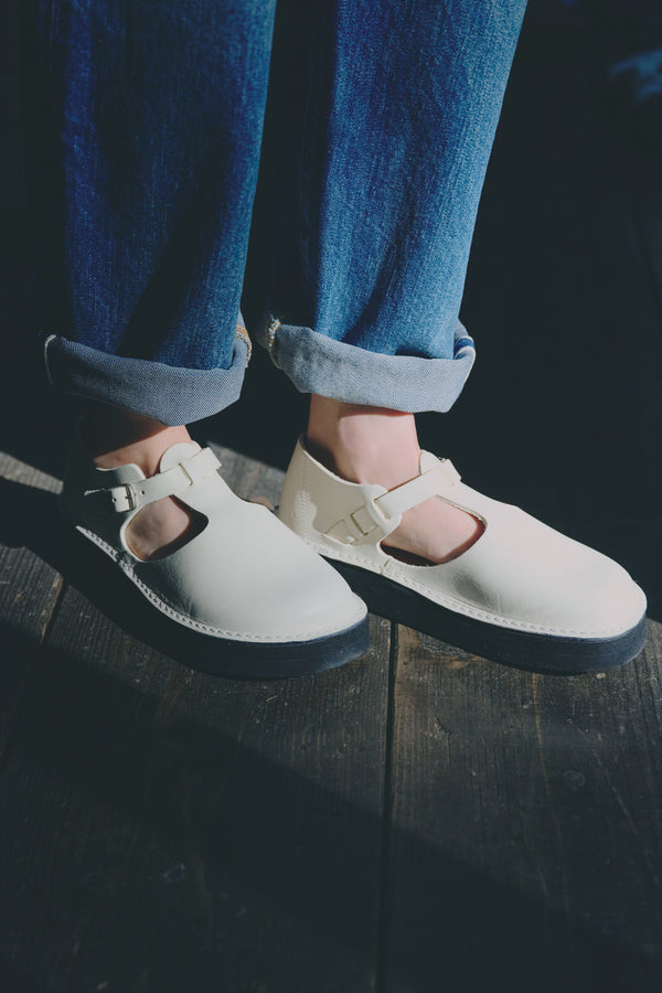 Karen Walker Guna Platform Off-White