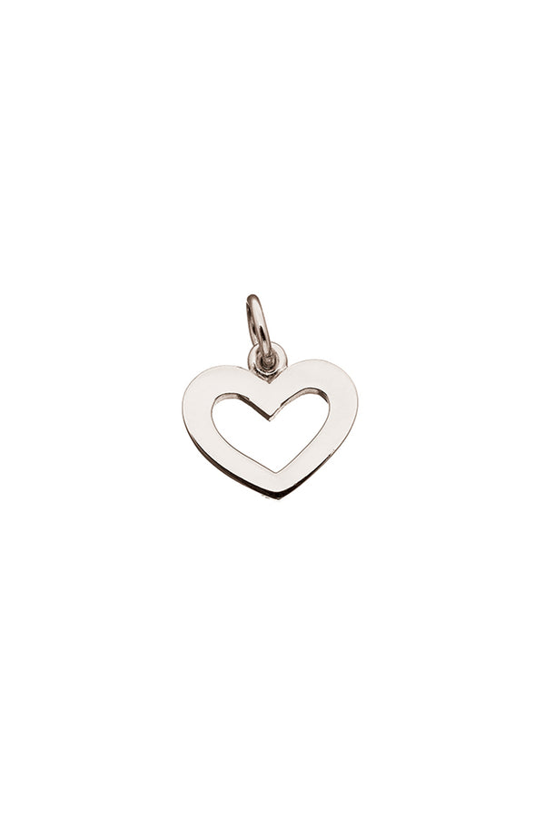 karen walker Heart Charm Silver