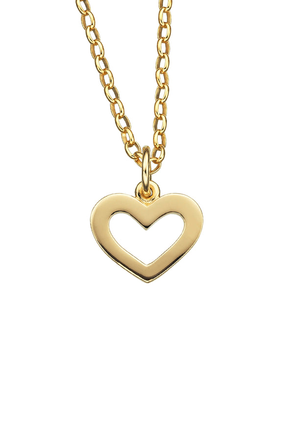 karen walker Heart Necklace Gold-Plated