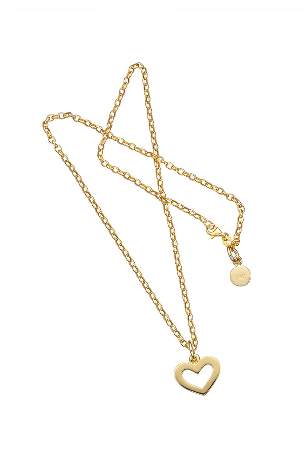 Karen Walker Heart Pendant Gold