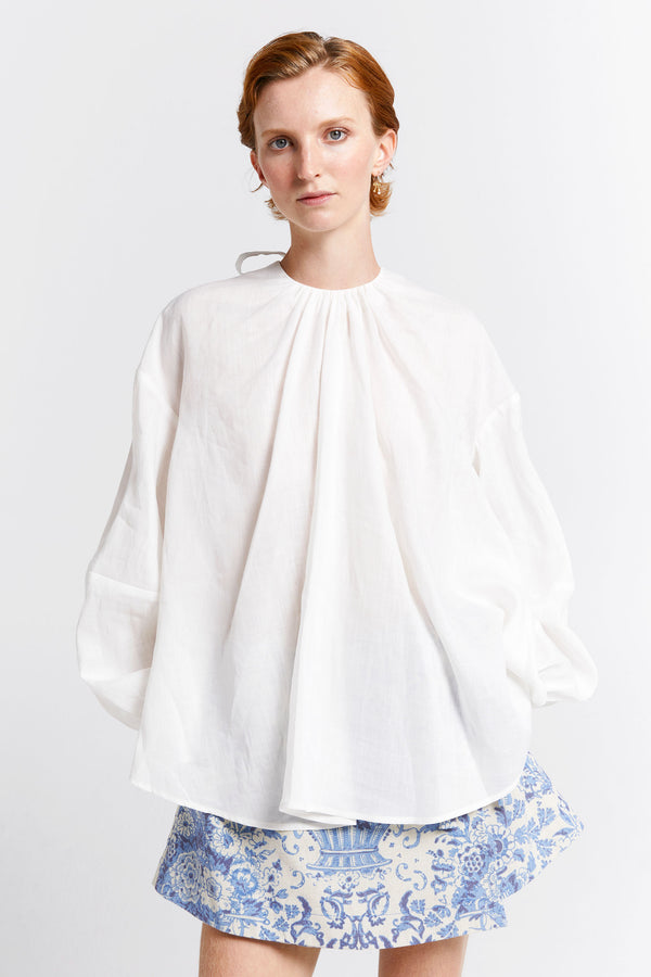 Karen Walker Heirloom Blouse Off-White