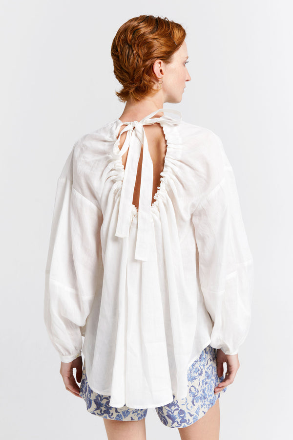 Karen Walker Heirloom Blouse Off-White