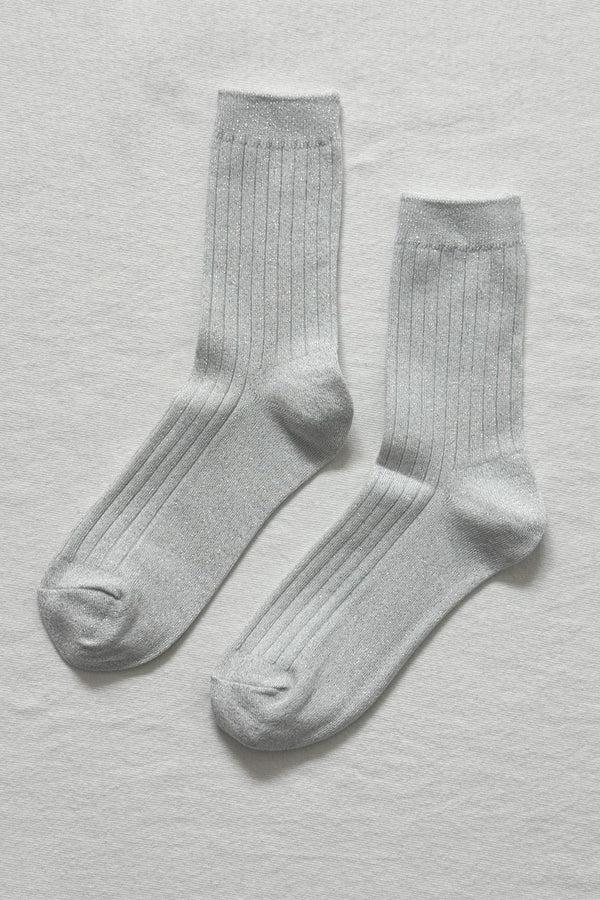 karen walker Her Socks Modal Lurex Snow White