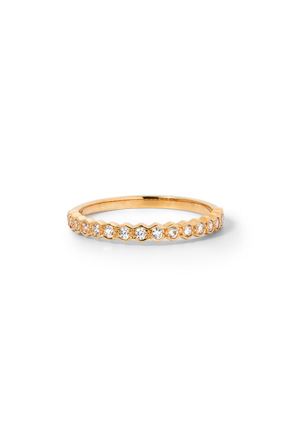 karen walker Honour Band Gold White Diamond