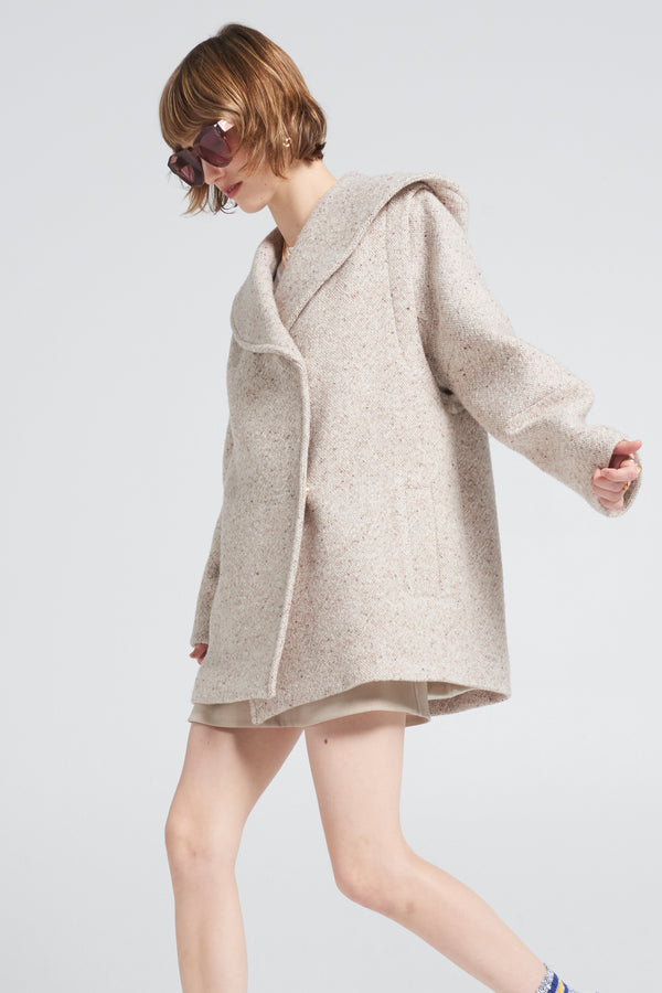 Karen Walker Hooded Excursion Jacket Oatmeal