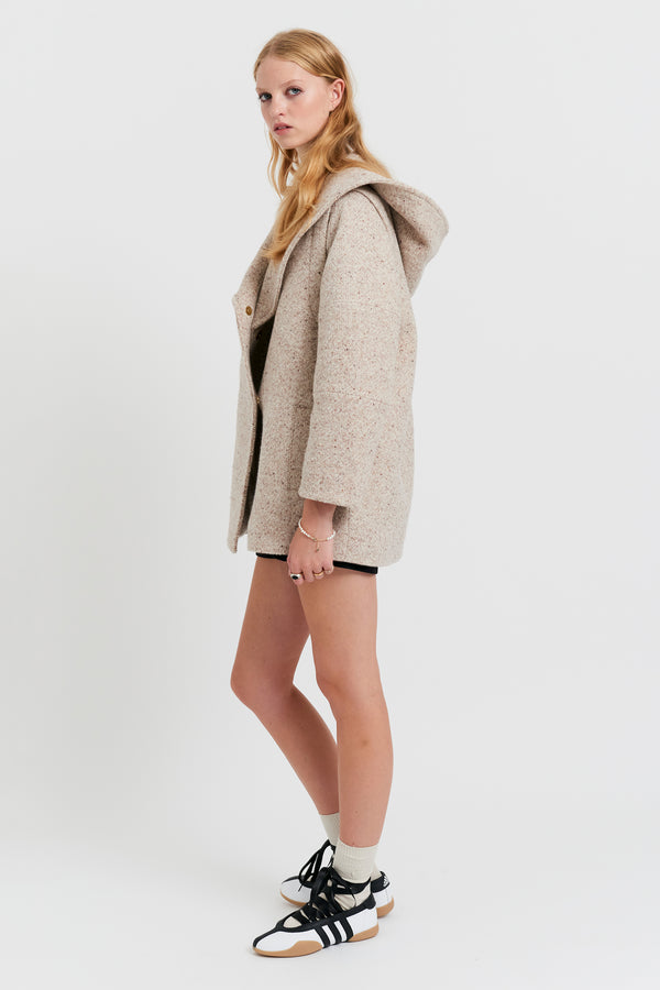 Karen Walker Hooded Excursion Jacket Oatmeal