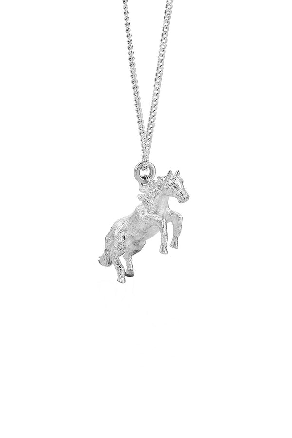 Karen Walker Horse Necklace Silver