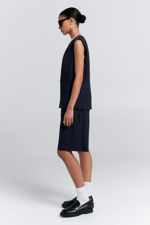 Karen Walker Ivy Waistcoat Navy