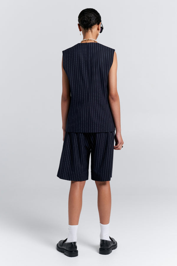 Karen Walker Ivy Waistcoat Navy