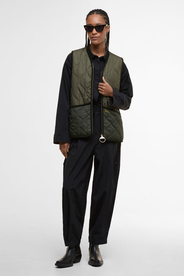 Karen Walker Klara Liner Fern Leaf/Sage/Natural