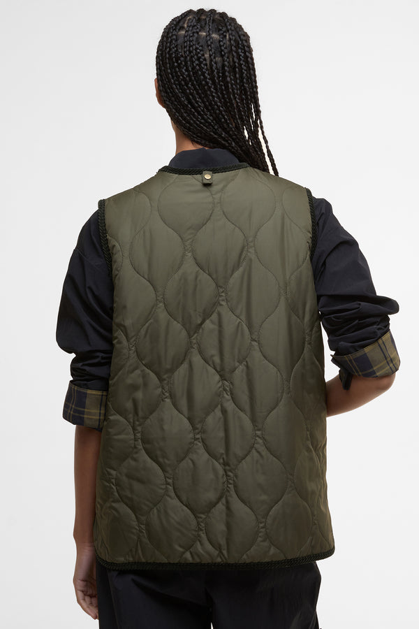 Karen Walker Klara Liner Fern Leaf/Sage/Natural