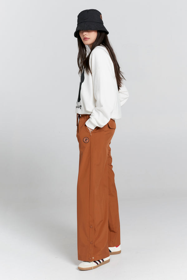Karen Walker Leisure Track Pants Dark Tan