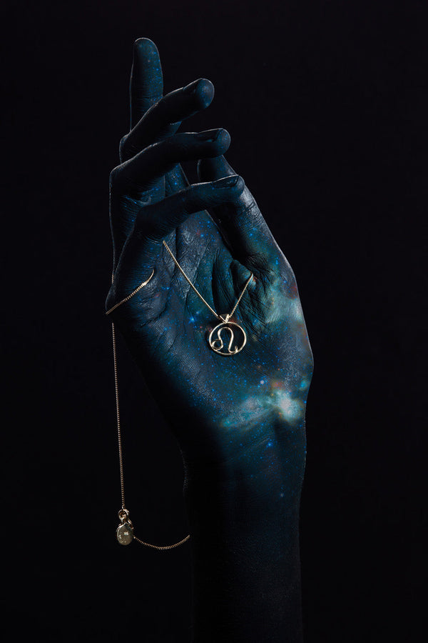 karen walker Leo Necklace Gold