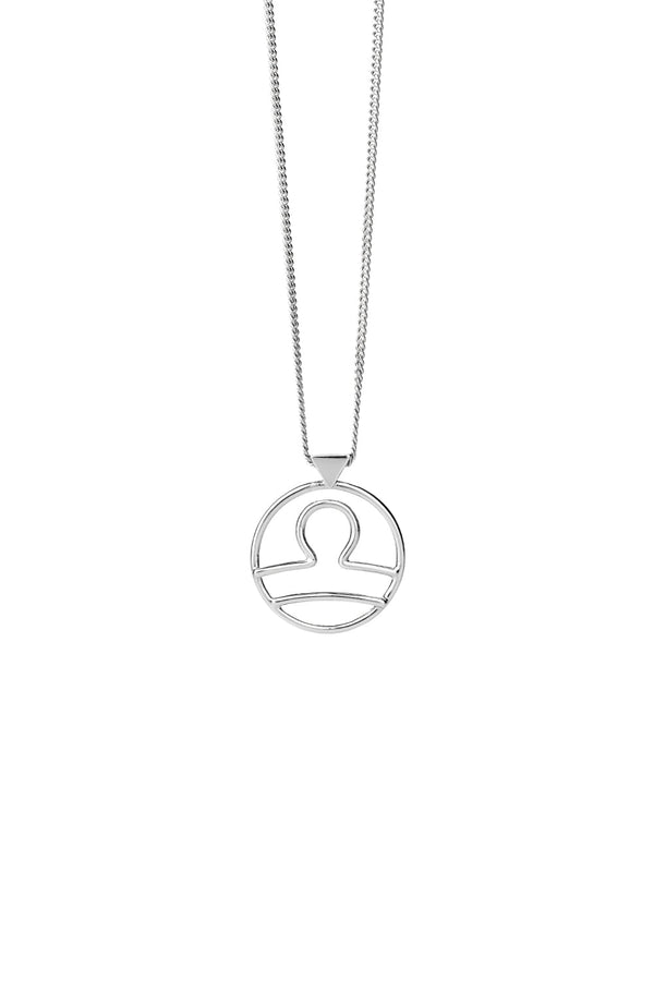 karen walker Libra Necklace Silver