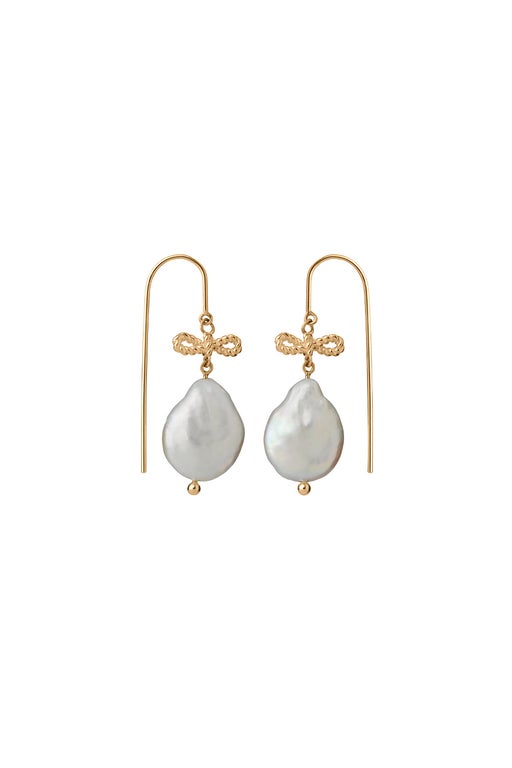 karen walker Love Drop Earrings Gold-Plated