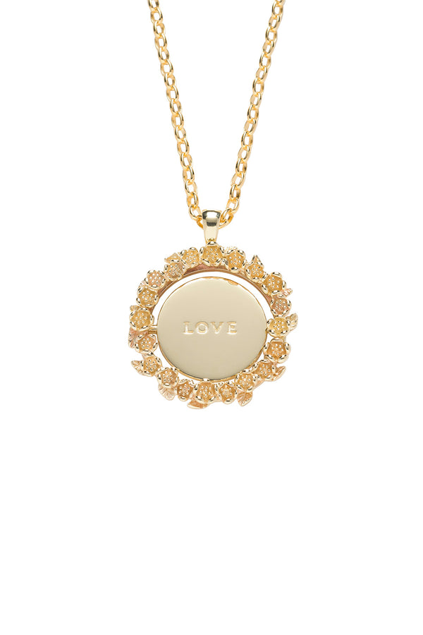 Karen Walker Love/Hate Mood Pendant Gold