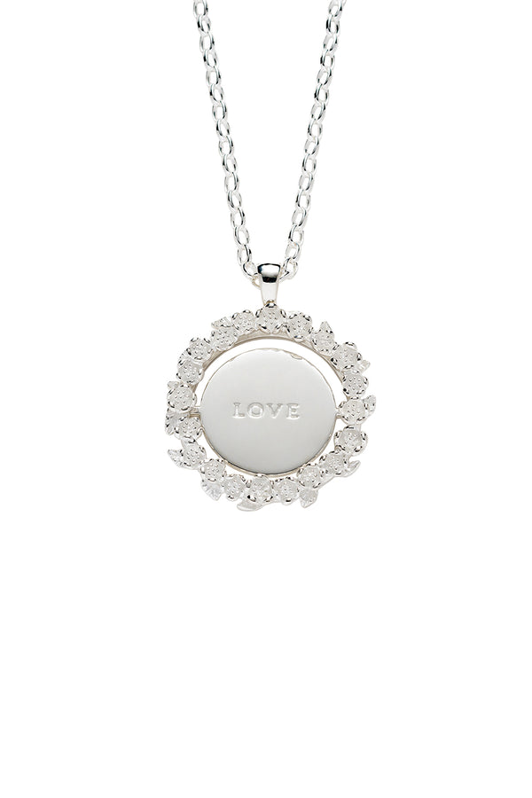 karen walker Love/Hate Mood Pendant Silver