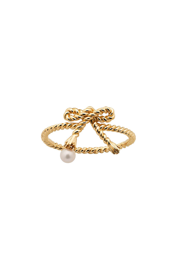 karen walker Love Knot Ring Gold