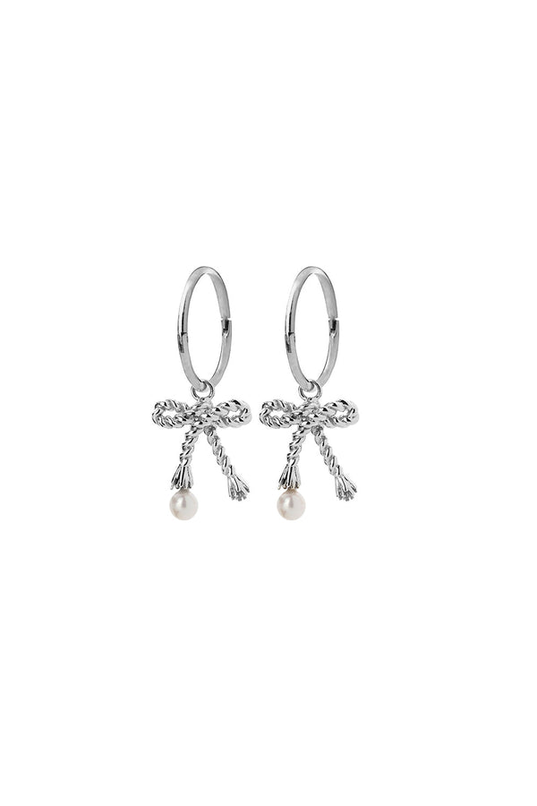 Karen Walker Love Knot Sleepers Silver