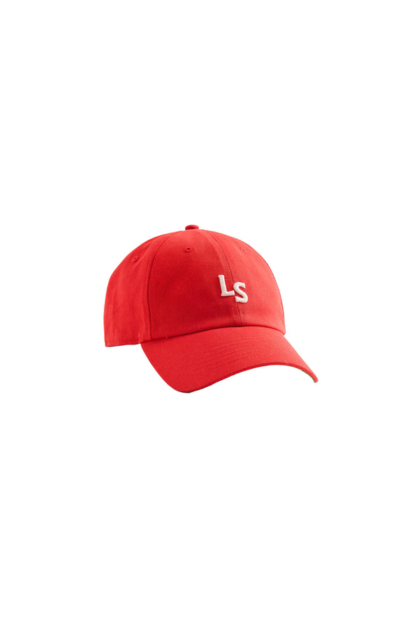 karen walker LS Monogram Cap Mars Red