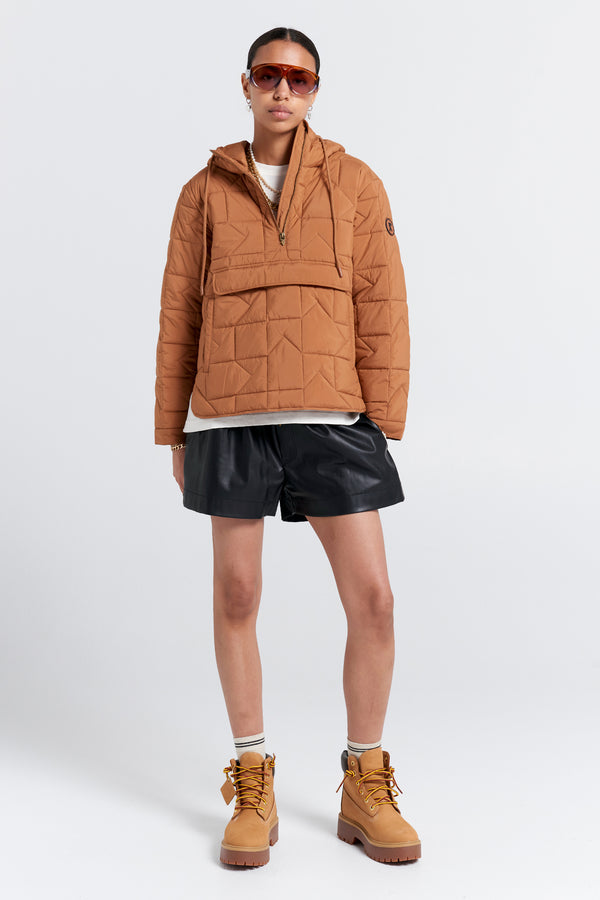 karen walker Maple Shorts Leatherette Black