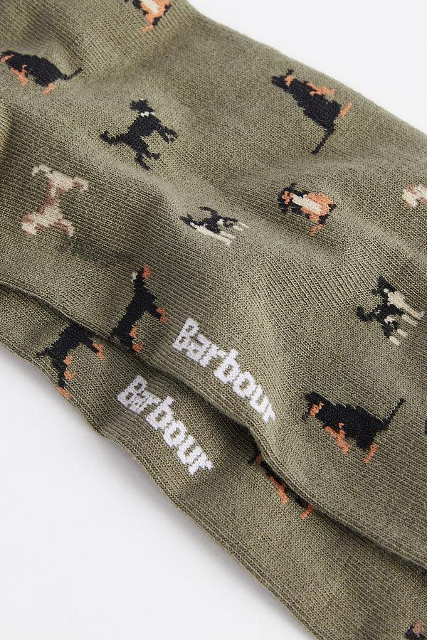 Karen Walker Mavin Socks Mid Olive/Dog
